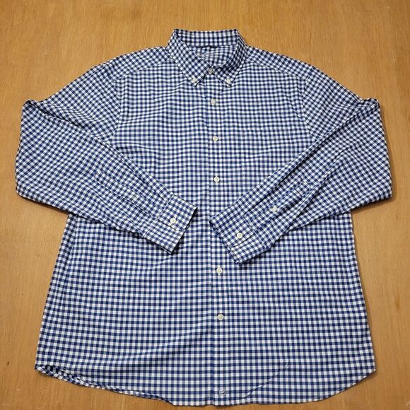 Vineyard Vines OTG Shirt - Mens - Large On The Go Performance BRRR Button Down - Picture 2 of 13